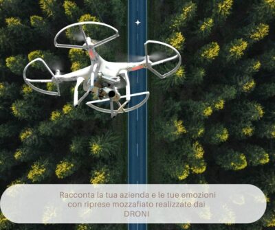 Servizio di marketing fotografico con drone