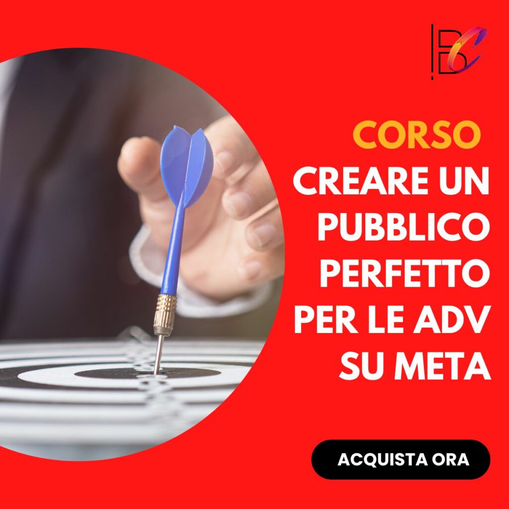 Corso - Creare un pubblico perfetto per le ADV su META