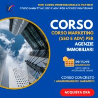 Corso Marketing (SEO e ADV) per Agenzie Immobiliari