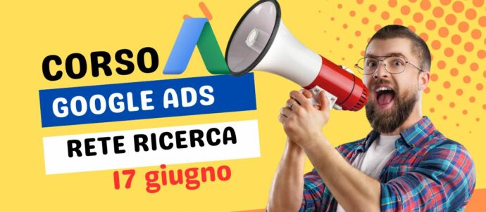 corso google ads rete ricerca